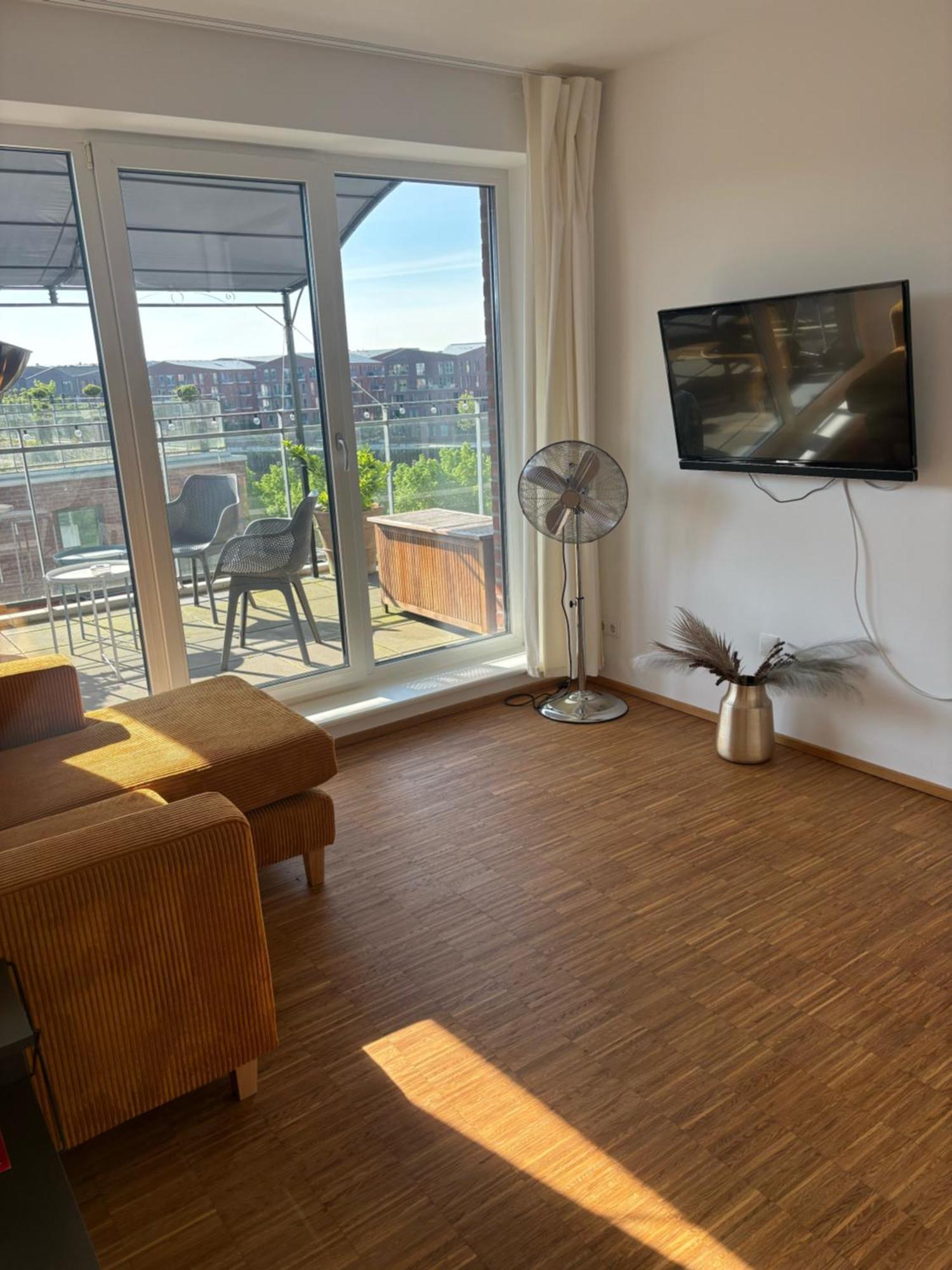 Penthouse-Wohnung Mit Flussblick Oldenburg Exterior foto